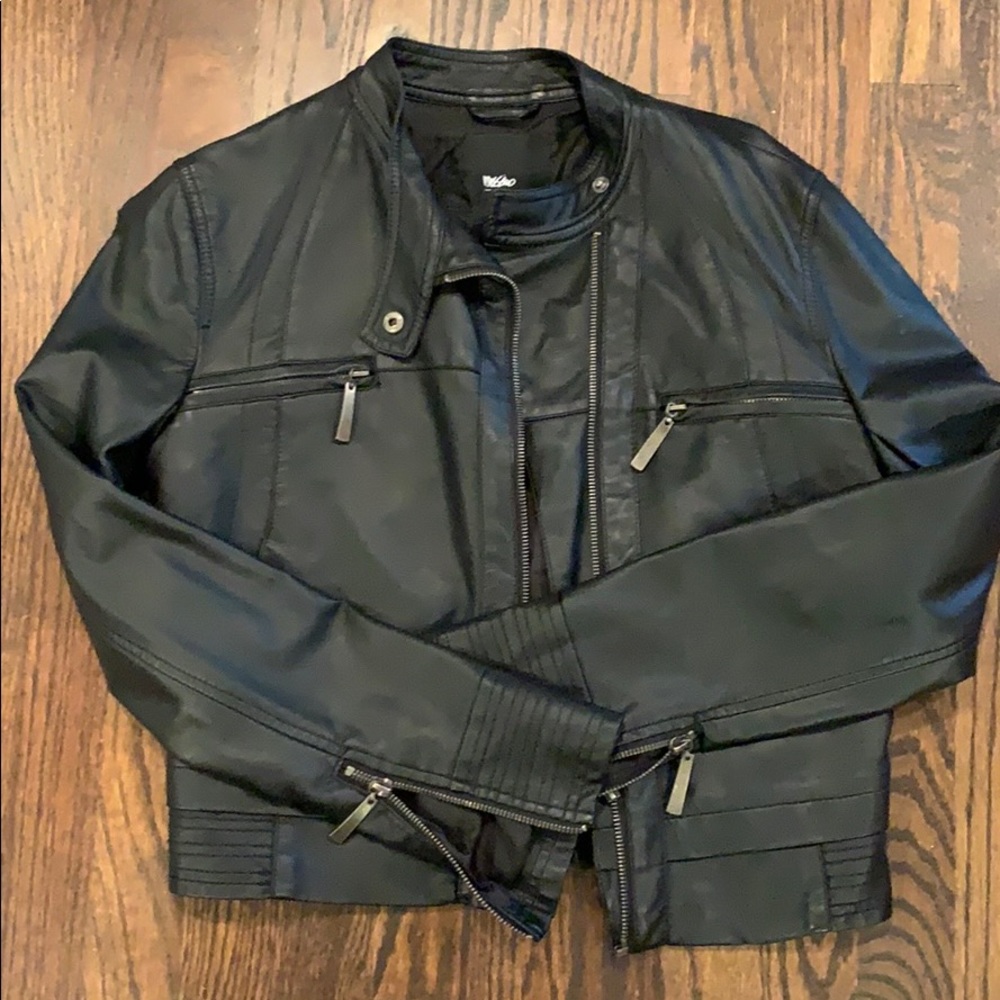 Mossimo Vegan Leather moto jacket S